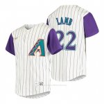 Camiseta Beisbol Nino Arizona Diamondbacks Jake Lamb Cooperstown Collection Alterno Crema