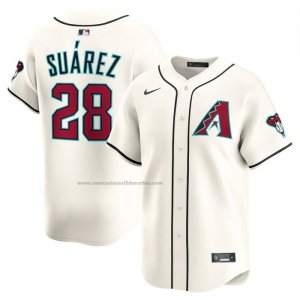 Camiseta Beisbol Hombre Arizona Diamondbacks Eugenio Suarez Primera Limited Crema