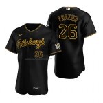 Camiseta Beisbol Hombre Pittsburgh Pirates Adam Frazier Autentico Alterno Negro