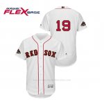 Camiseta Beisbol Hombre Boston Red Sox Jackie Bradley Jr. 2019 Gold Program Flex Base Blanco