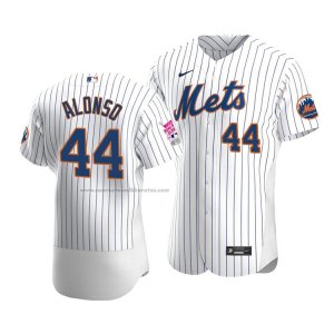 Camiseta Beisbol Hombre New York Mets Pete Alonso Primera Run Derby 2021 All Star Blanco