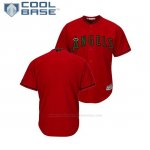 Camiseta Beisbol Hombre Los Angeles Angels 2018 Dia de los Caidos Cool Base Scarlet