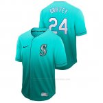 Camiseta Beisbol Hombre Seattle Mariners Ken Griffey Jr. Fade Autentico Verde