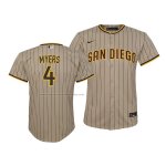 Camiseta Beisbol Nino San Diego Padres Wil Myers Replica Cool Base Marron