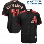 Camiseta Beisbol Hombre Arizona Diamondbacks 41 Jeremy Hazelbaker Negro Cool Base