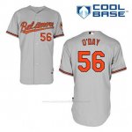 Camiseta Beisbol Hombre Baltimore Orioles 56 Darren O'day Gris Cool Base