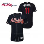 Camiseta Beisbol Hombre Atlanta Braves Ender Inciarte 150th Aniversario Patch Autentico Flex Base Azul