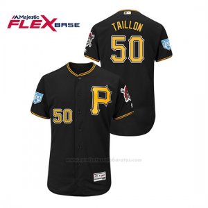 Camiseta Beisbol Hombre Pittsburgh Pirates Jameson Taillon 2019 Entrenamiento de Primavera Flex Base Negro