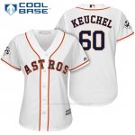 Camiseta Beisbol Mujer Houston Astros 2017 World Series Dallas Keuchel Blanco Cool Base