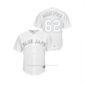 Camiseta Beisbol Hombre Toronto Blue Jays Jacob Waguespack 2019 Players Weekend Replica Blanco