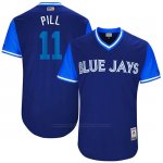 Camiseta Beisbol Hombre Toronto Blue Jays 2017 Little League World Series Kevin Pillar Royal