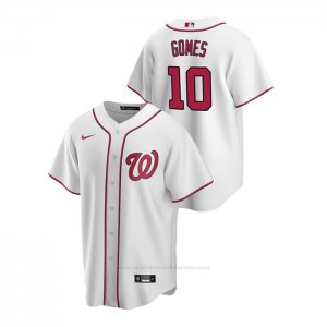 Camiseta Beisbol Hombre Washington Nationals Yan Gomes Replica Primera Blanco
