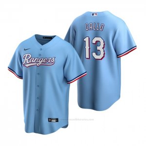 Camiseta Beisbol Hombre Texas Rangers Joey Gallo Alterno Replica Azul