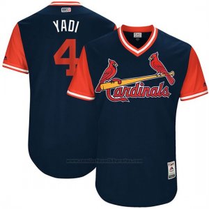 Camiseta Beisbol Hombre St. Louis Cardinals 2017 Little League World Series Yadier Molina Azul