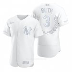 Camiseta Beisbol Hombre New York Yankees Babe Ruth Award Collection Retired Blanco