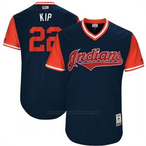 Camiseta Beisbol Hombre Cleveland Indians 2017 Little League World Series Jason Kipnis Azul