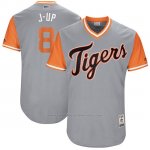Camiseta Beisbol Hombre Detroit Tigers 2017 Little League World Series Justin Upton Gris