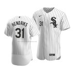 Camiseta Beisbol Hombre Chicago White Sox Liam Hendriks Autentico Primera Blanco