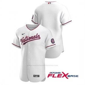 Camiseta Beisbol Hombre Washington Nationals Autentico 2020 Alternato Blanco