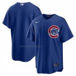 Camiseta Beisbol Hombre Chicago Cubs Alterno Replica Azul1