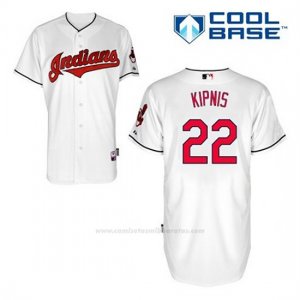 Camiseta Beisbol Hombre Cleveland Indians Jason Kipnis 22 Blanco 1ª Cool Base