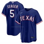 Camiseta Beisbol Hombre Texas Rangers Corey Seager Alterno 2 Replica Azul
