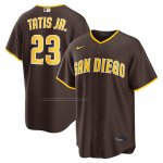 Camiseta Beisbol Hombre San Diego Padres Fernando Tatis Jr Carretera Replica Marron Camiseta Beisbol Hombre San Diego Padres Fernando Tatis Jr Carretera Replica Marron