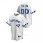 Camiseta Beisbol Hombre Toronto Blue Jays Personalizada Cooperstown Collection Primera Blanco