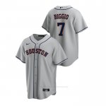 Camiseta Beisbol Hombre Houston Astros Craig Biggio Replica Road Gris