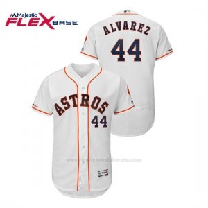 Camiseta Beisbol Hombre Houston Astros Yordan Alvarez Flex Base Autentico Collezione Blanco