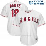 Camiseta Beisbol Hombre Los Angeles Angels Jefry Marte Blanco Cool Base