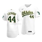 Camiseta Beisbol Hombre Oakland Athletics Jesus Luzardo Autentico Primera Blanco