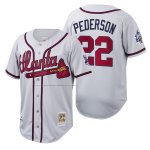 Camiseta Beisbol Hombre Atlanta Braves Joc Pederson Cooperstown Collection Autentico Blanco