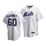 Camiseta Beisbol Hombre New York Mets Billy Mckinney Replica Primera Blanco