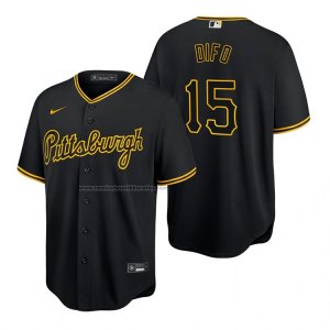Camiseta Beisbol Hombre Pittsburgh Pirates Wilmer Difo Replica Negro