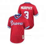 Camiseta Beisbol Nino Atlanta Braves Dale Murphy Cooperstown Collection Mesh Batting Practice Rojo