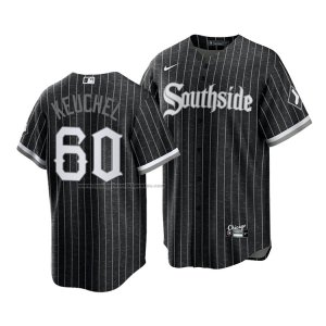 Camiseta Beisbol Hombre Chicago White Sox Dallas Keuchel 2021 City Connect Replica Negro