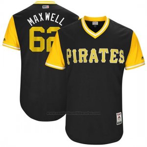 Camiseta Beisbol Hombre Pittsburgh Pirates 2017 Little League World Series Max Moroff Negro
