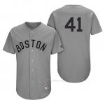 Camiseta Beisbol Hombre Boston Red Sox 41 Chris Sale Gris Turn Back The Clock Autentico