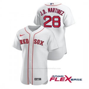 Camiseta Beisbol Hombre Boston Red Sox J.d. Martinez Autentico Nike Blanco