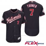 Camiseta Beisbol Hombre Washington Nationals Trea Turner Azul 2018 All Star Alterno Flex Base