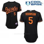Camiseta Beisbol Hombre Baltimore Orioles 5 Brooks Robinson Negro Alterno Cool Base
