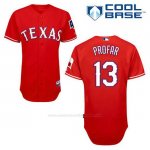 Camiseta Beisbol Hombre Texas Rangers Jurickson Profar 13 Rojo Alterno Cool Base