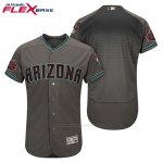 Camiseta Beisbol Hombre Arizona Diamondbacks Gris Aqua Alterno 20 Aniversario Flex Base