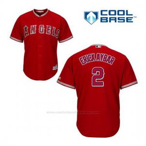 Camiseta Beisbol Hombre Los Angeles Angels Erick Aybar 2 Rojo Alterno Cool Base