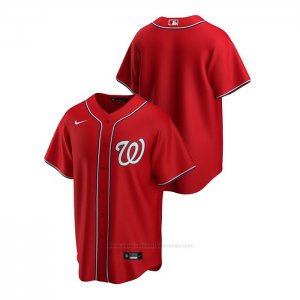Camiseta Beisbol Hombre Washington Nationals Replica Alterno Rojo