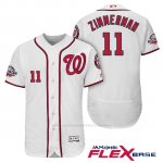 Camiseta Beisbol Hombre Washington Nationals Ryan Zimmerman Blanco 2018 All Star 1ª Flex Base
