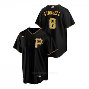 Camiseta Beisbol Hombre Pittsburgh Pirates Willie Stargell Replica Alterno Negro