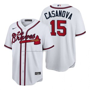 Camiseta Beisbol Hombre Atlanta Braves Paul Casanova Hispanic Heritage Autentico Blanco