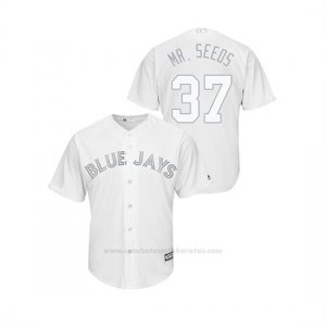 Camiseta Beisbol Hombre Toronto Blue Jays Teoscar Hernandez 2019 Players Weekend Replica Blanco